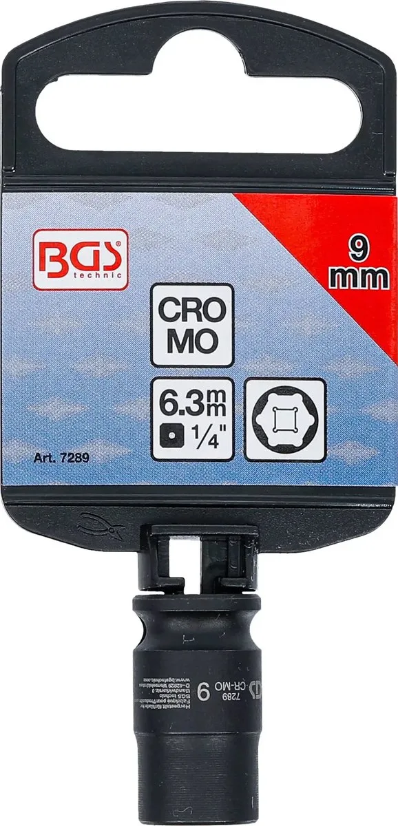 Kracht Dopsleuteldop zeskant - 1/4 - 9 mm de BGS technic – image du produit