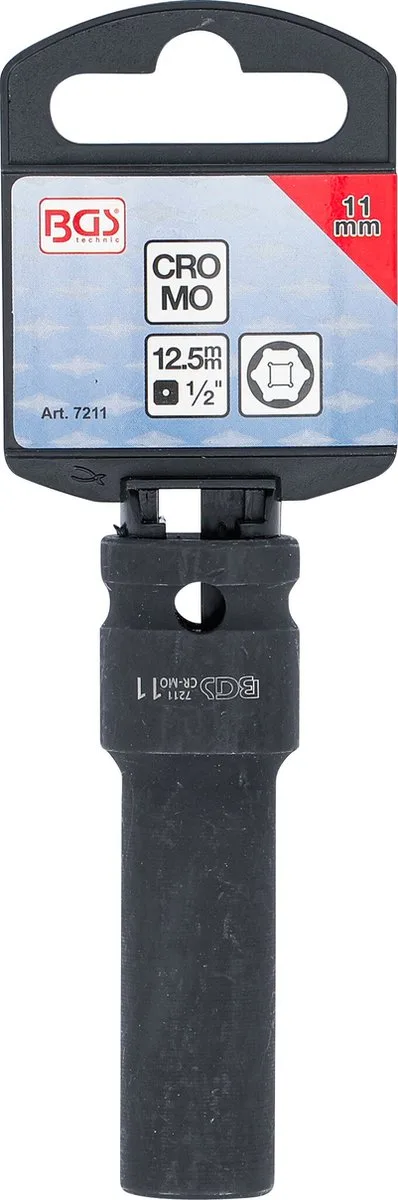 Kracht dopsleuteldop zeskant, diep 1/2 11 mm von BGS technic – Produktbild