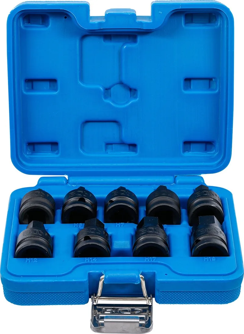 Krachtdoppen set 1/2, inbus 5 - 19 mm, 9 delig von BGS technic – Produktbild