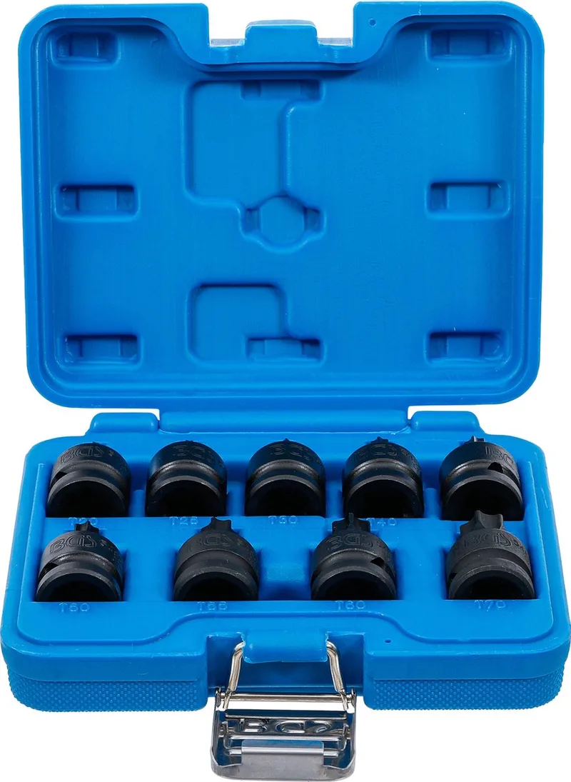 Krachtdoppen set 1/2, Torx T20 - T70, 9 delig von BGS technic – Produktbild