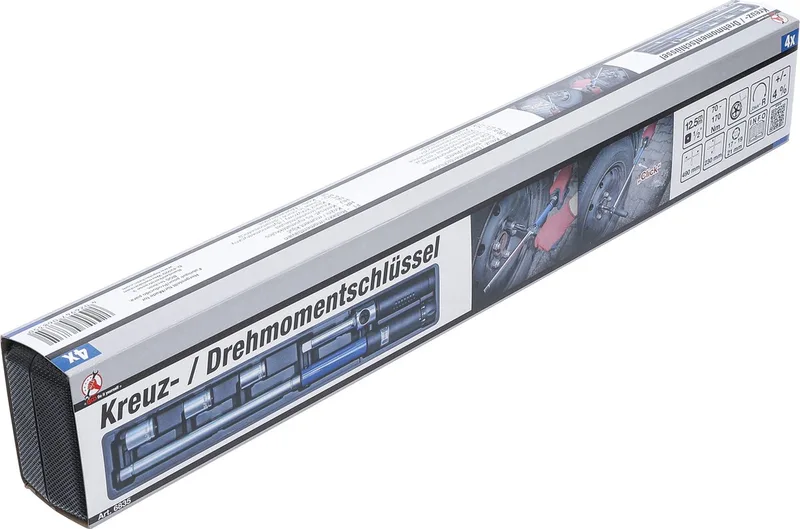Kruis-/momentsleutel 1/2 70 - 170 Nm. by BGS technic, Blue – product image
