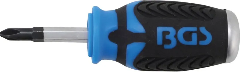 Kruiskopschroevendraaier PH2 Bladlengte 38 mm - 4909 von BGS technic, Schwarz – Produktbild