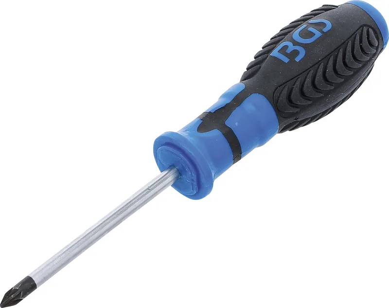 Kruiskopschroevendraaier PZ1 Bladlengte 75 mm 4932 by BGS technic, Blue – product image