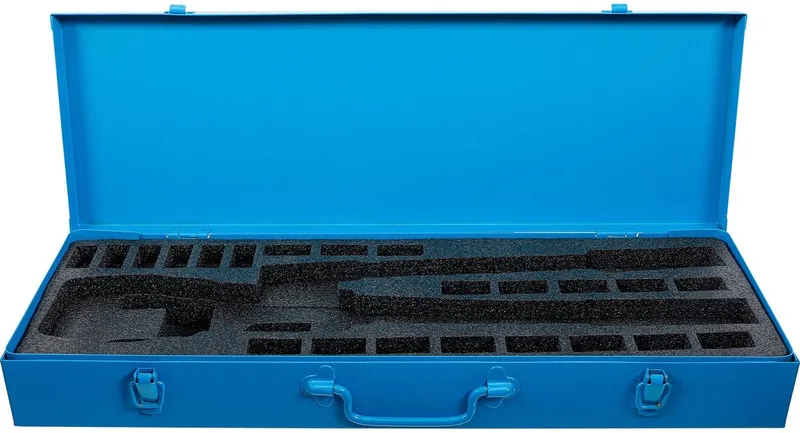 Lege Metalen Gereedschapskoffer voor BGS 9573 - Duurzaam Schuim de BGS technic, Bleu – image du produit
