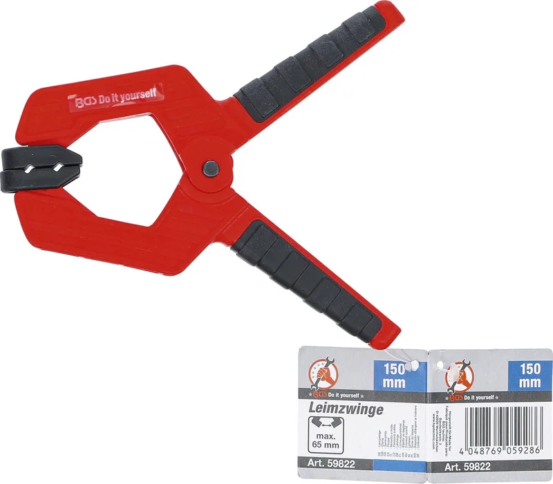 Lijmklem 150 mm van BGS technic, Rood – productafbeelding