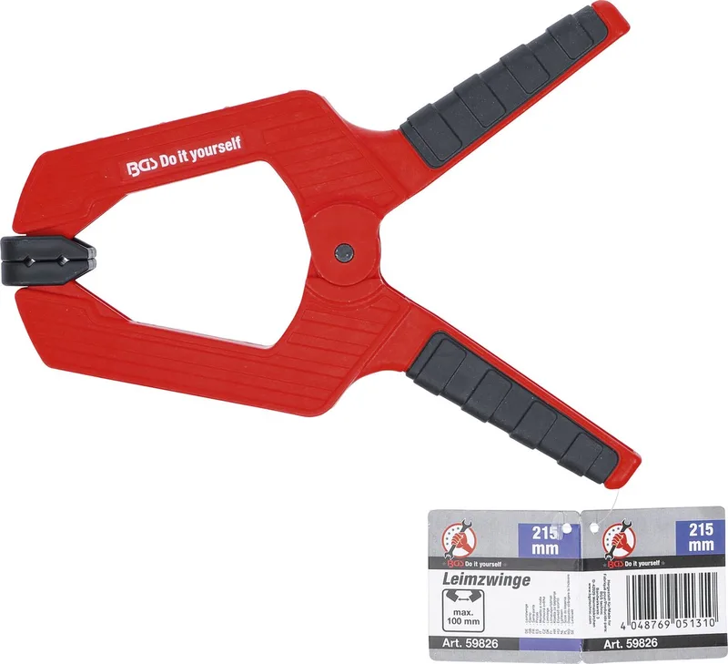 Lijmklem 215 mm van BGS technic, Rood – productafbeelding