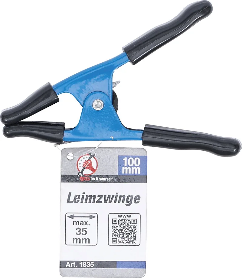 BGS Do it yourself Leimzwinge aus Metall 100 mm von BGS technic, Blau – Produktbild