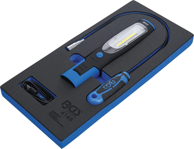 Looplamp en magneetlamp 3 delig de BGS technic, Bleu – image du produit