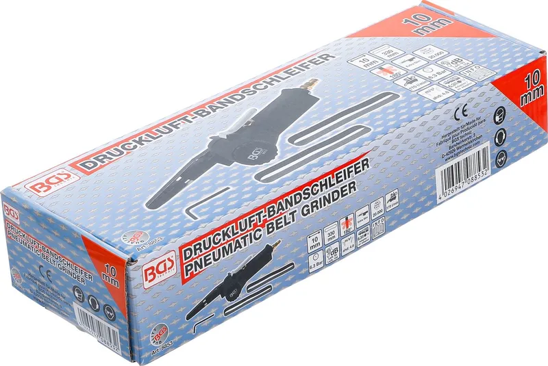 BGS Druckluft-Bandschleifer für 10 mm Schleifbänder von BGS technic – Produktbild