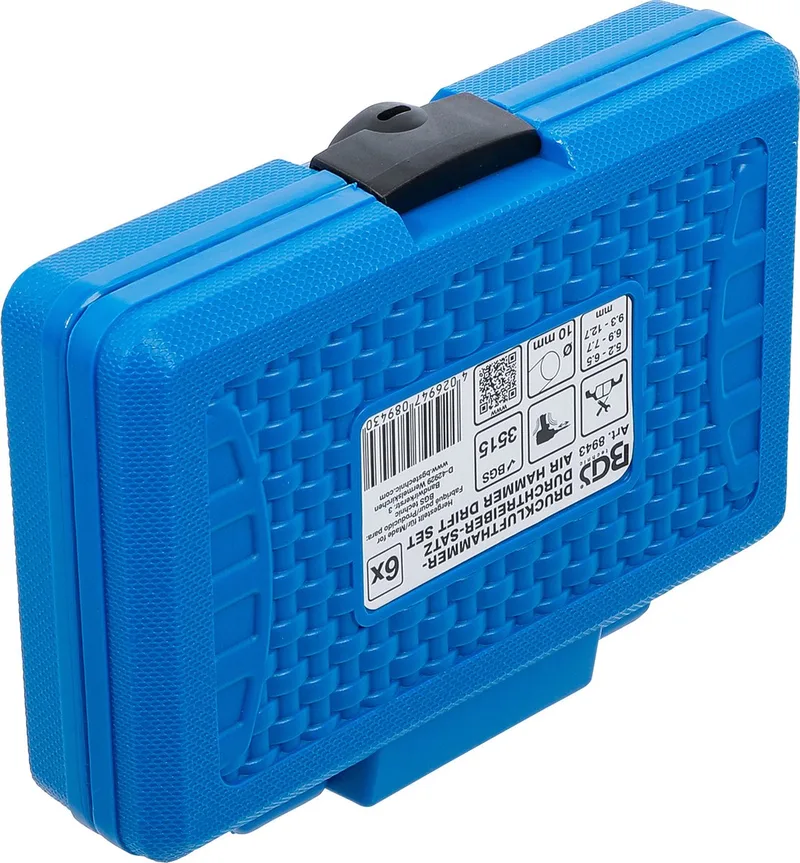 Lucht hamer doorslagset 6 delig van BGS technic – productafbeelding