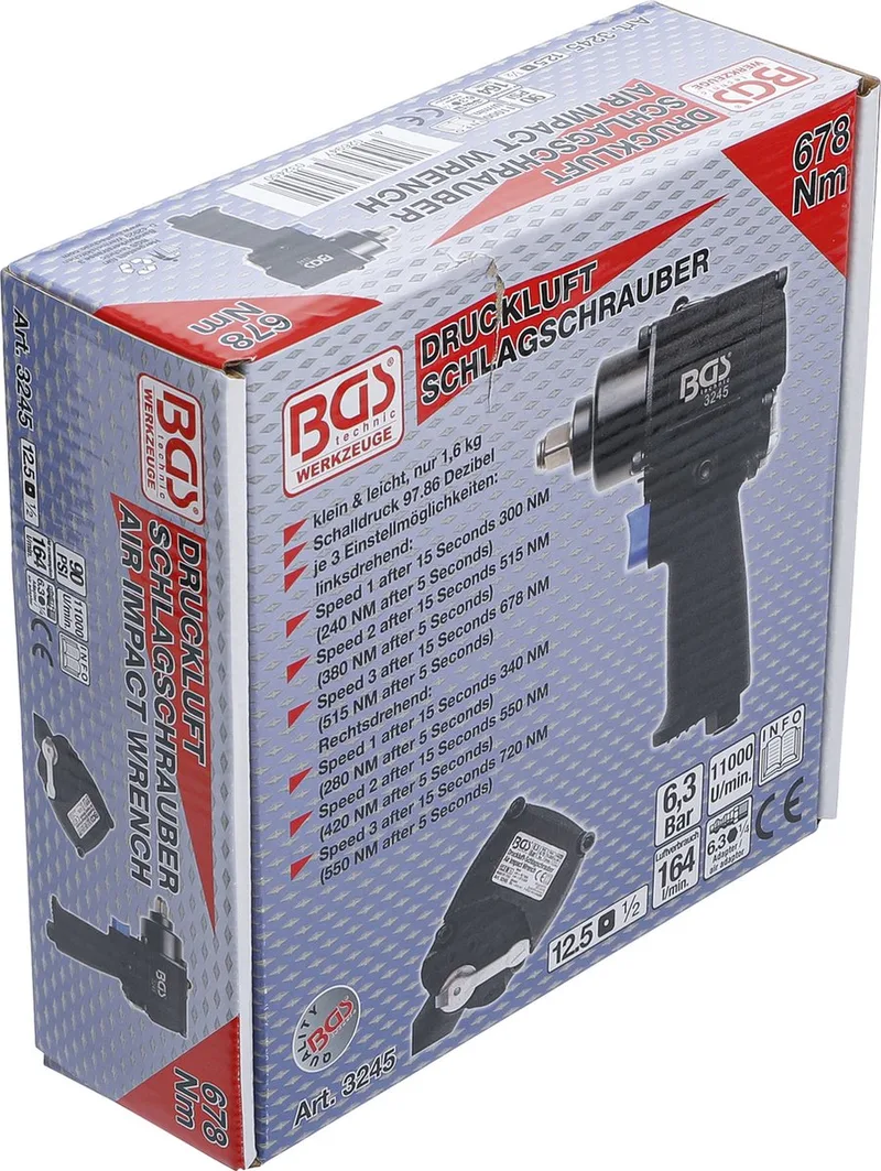 Lucht slagmoersleutel 1/2 678 Nm von BGS technic – Produktbild