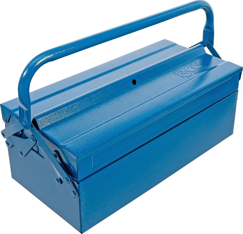 Metalen gereedschapskist leeg 420 x 200 x 150 mm 3 vakken von BGS technic, Blau – Produktbild