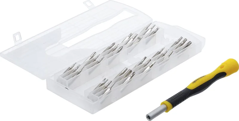 BGS Do it yourself Präzisions-Bit-Schrauber-Satz 31 teilig von BGS technic, Silber – Produktbild
