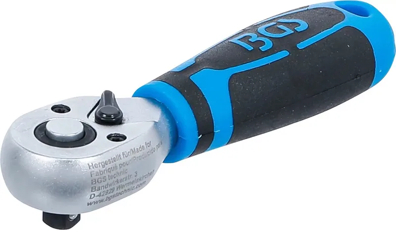 Mini ratelsleutel - 1/4 van BGS technic, Zilver – productafbeelding