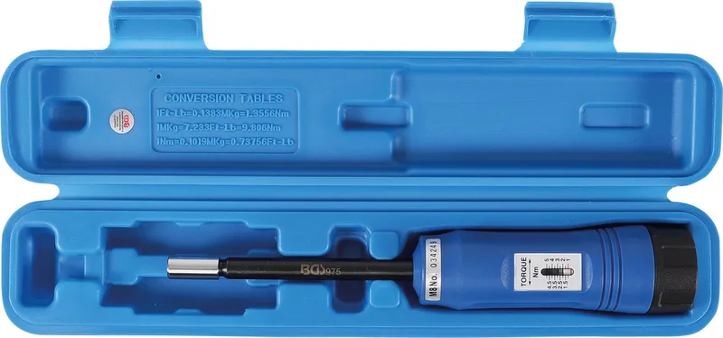 Momentschroevendraaier 1/4 1 - 5 Nm de BGS technic, Noir, Bleu – image du produit