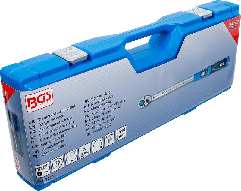 Momentsleutel - 1/2 - 40 - 210 Nm de BGS technic, Bleu – image du produit