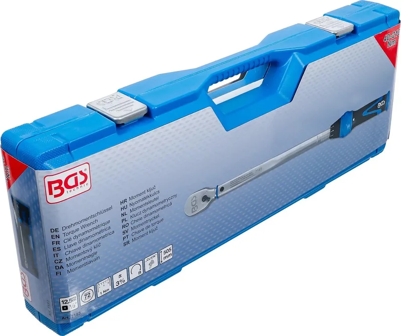 Momentsleutel - 1/2 - 40 - 210 Nm van BGS technic, Zilver – productafbeelding