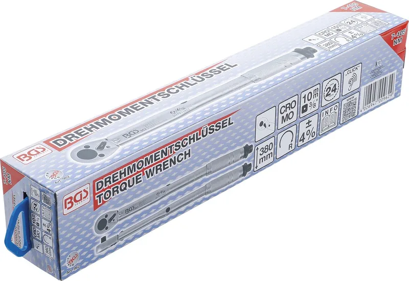 Momentsleutel 3/8 7 - 105 Nm van BGS technic, Blauw, Grijs – productafbeelding