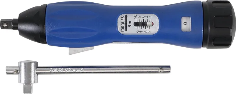 Momentsleutel aandrijving buitenvierkant 6,3 mm (1/4") 2 - 10 Nm - 8661 de BGS technic, Argent – image du produit