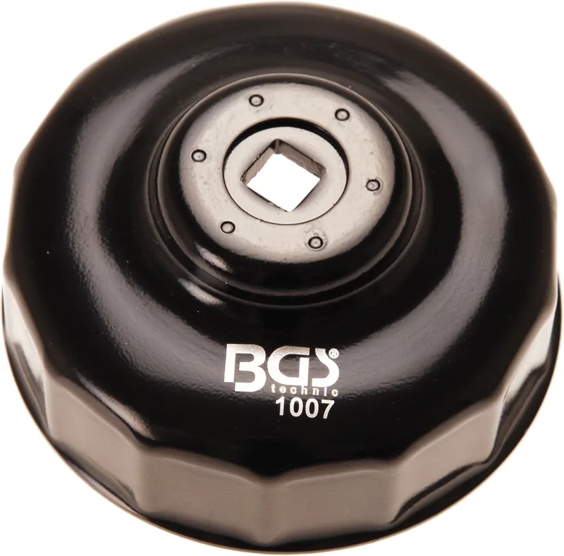 Oliefilter Dopsleutel - doorsnede 84mm - 14 kant / ribbels - 3/8 - Mercedes - MB Vito en Sprinter met V6 / V8 Motor, Model 642 / 920 - BGS1007 by BGS technic, Black – product image