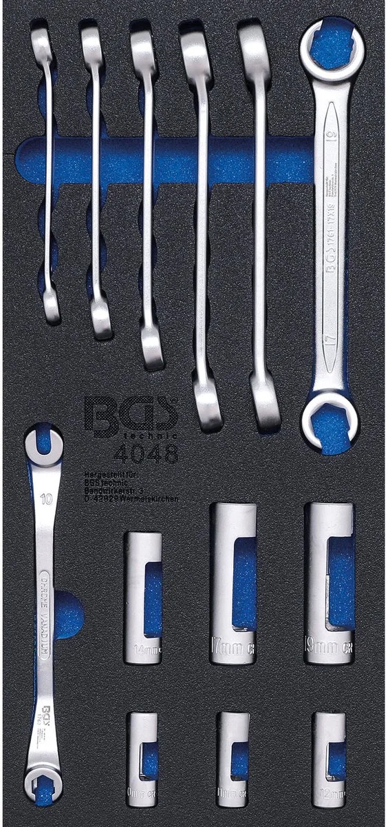 Open ringsleutels en speciale dopsleutels 3/8 13 delig von BGS technic – Produktbild