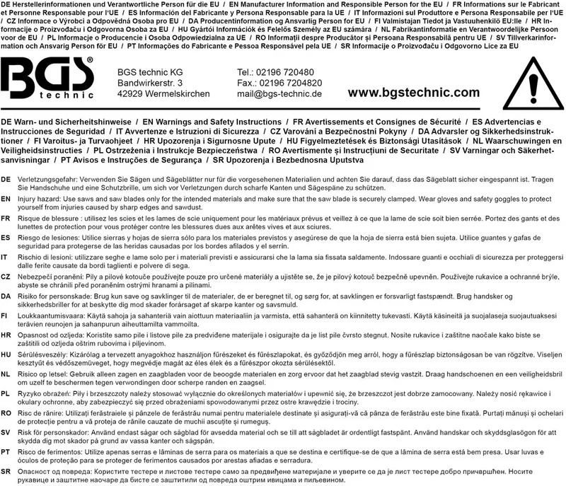 Profi zaagbeugel extra zwaar incl. HSS-zaagblad, 300 mm by BGS technic – product image