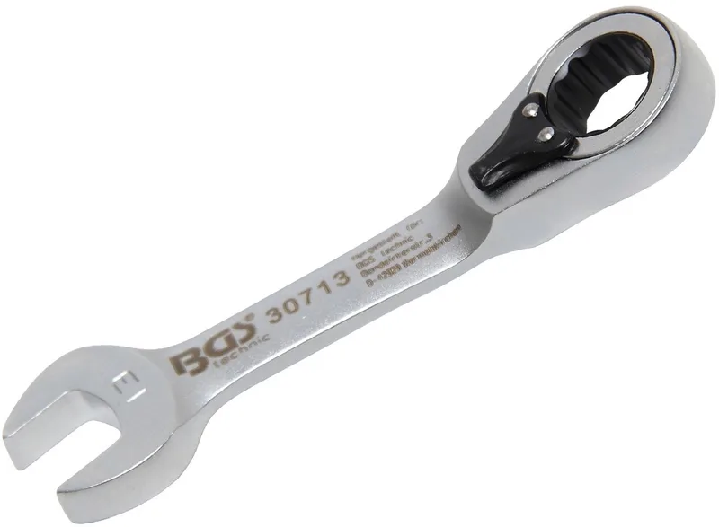 Ratel ringsteeksleutel - kort - omschakelbaar - 13 mm von BGS technic – Produktbild