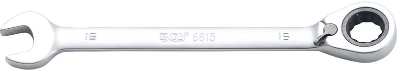 Ratel ringsteeksleutel omschakelbaar 15 mm von BGS technic – Produktbild