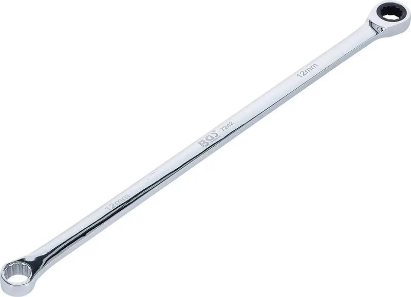 Ratelring- en ringsleutel - extra lang - 12 mm de BGS technic – image du produit