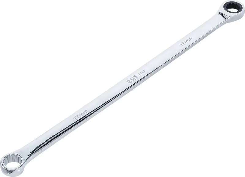 Ratelring- en ringsleutel - extra lang - 17 mm by BGS technic – product image