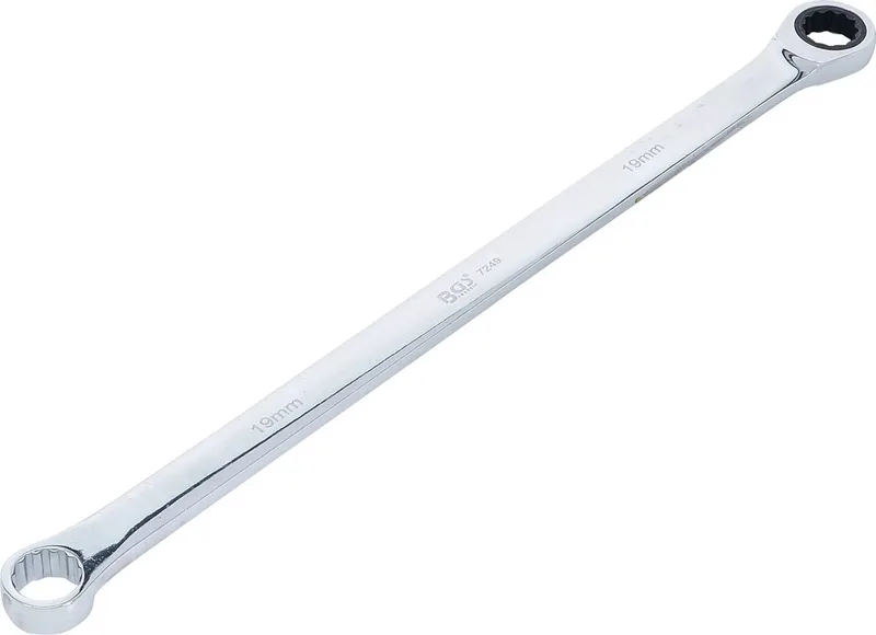 Ratelring- en ringsleutel - extra lang - 19 mm de BGS technic – image du produit