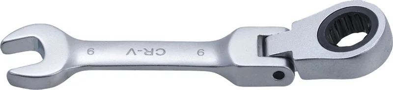 Ratelring-steeksleutel kort afgebogen SW 9 mm - 6909 von BGS technic – Produktbild