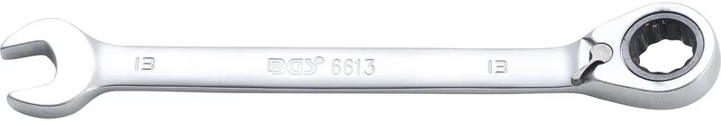 Ratelring-steeksleutel omschakelbaar SW 13 mm - 6613 van BGS technic – productafbeelding
