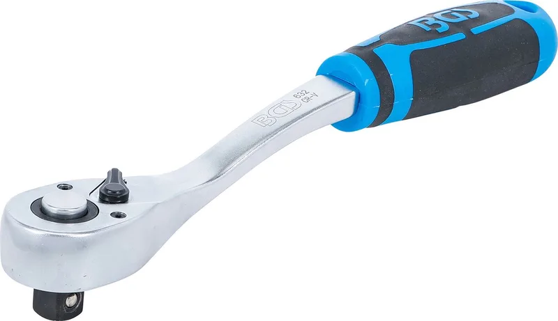Ratelsleutel fijn vertand 1/2 van BGS technic, Blauw – productafbeelding