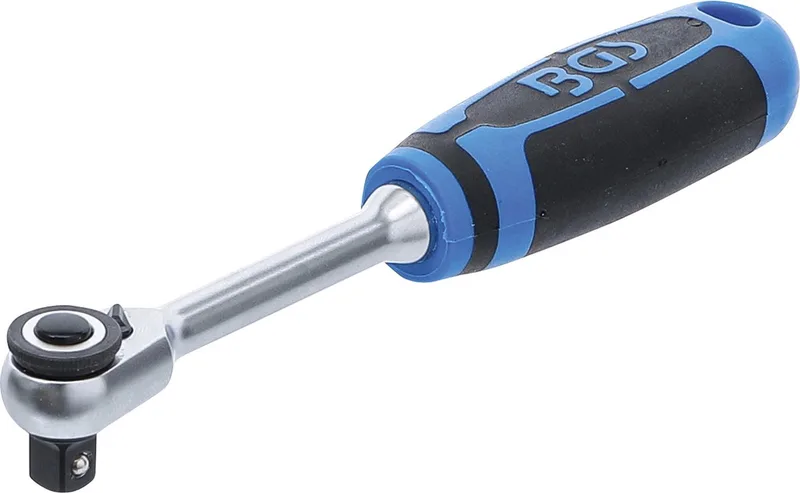 Ratelsleutel fijn vertand 1/4 von BGS technic, Blau – Produktbild