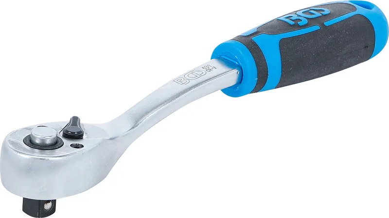 Ratelsleutel fijn vertand 3/8 van BGS technic, Blauw – productafbeelding