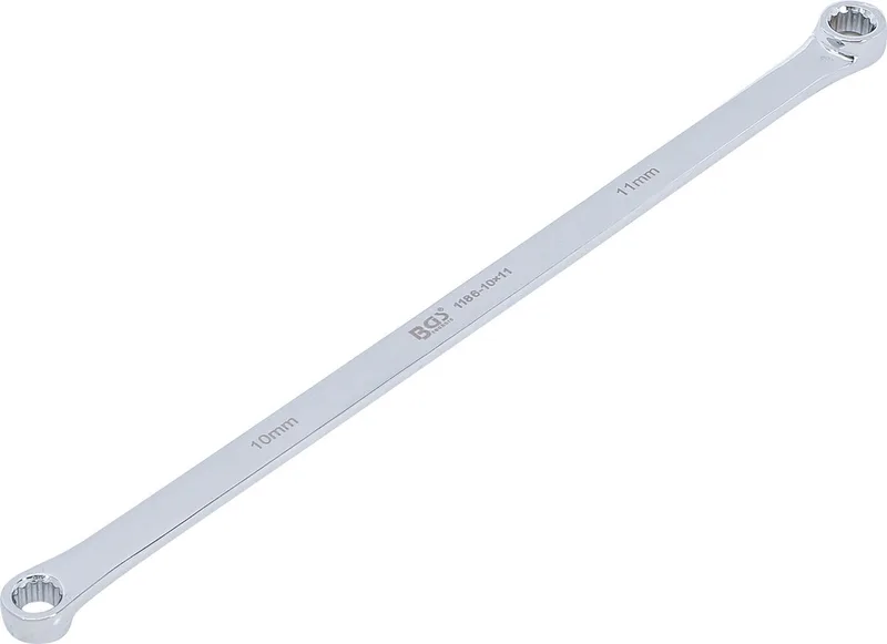 BGS Doppel-Ringschlüssel extra lang SW 10 x 11 mm von BGS technic – Produktbild