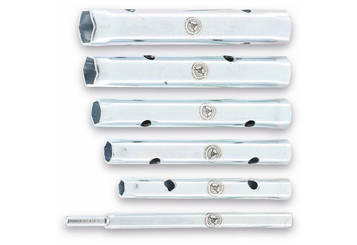 Rohrschlüssel BGS TECHNIC Rohr-Steckschlüssel-Satz 85814, verchromt, 6-tlg by BGS technic – product image