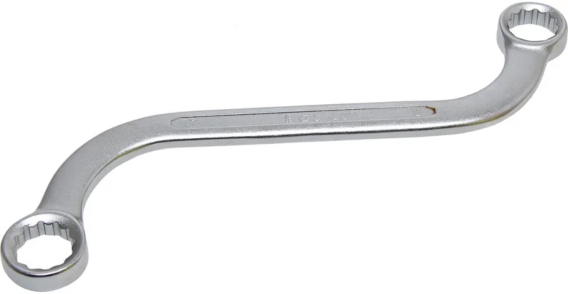 BGS S-Form Doppel-Ringschlüssel Zwölfkant 30744, SW 16 x 17 mm von BGS technic – Produktbild