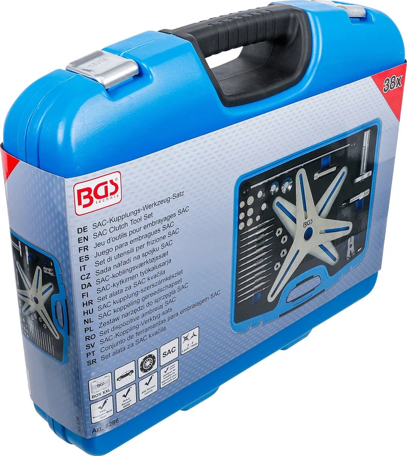 SAC koppeling gereedschapset 38 delig by BGS technic, Blue – product image