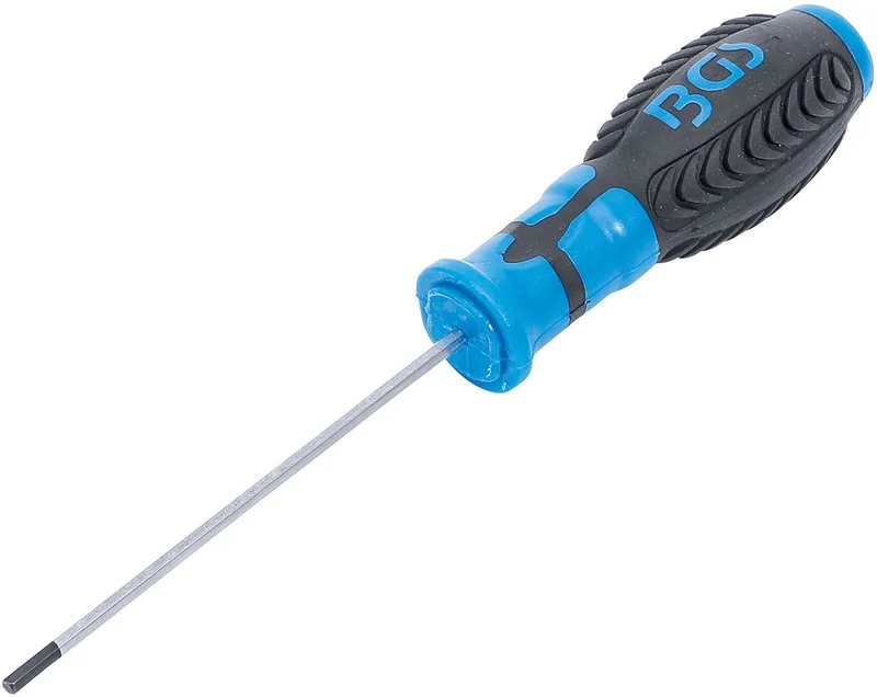 schroevendraaier inbus 3 mm bladelengte 100 mm - 8629-4 von BGS technic, Blau – Produktbild