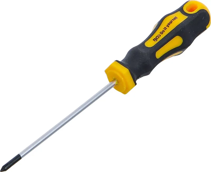 Schroevendraaier - kruiskop PH0 - Meslengte 80 mm de BGS technic, Jaune – image du produit