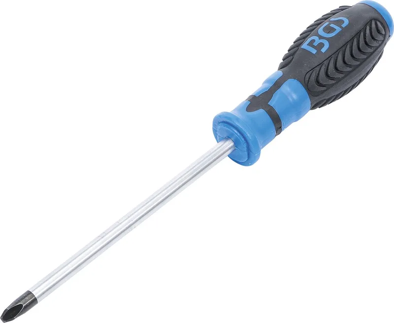 Schroevendraaier Kruiskop PH3 Bladlengte 150 mm - 4937 van BGS technic, Blauw – productafbeelding