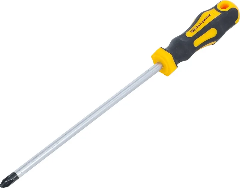 Schroevendraaier - kruiskop PH3 - Meslengte 200 mm von BGS technic, Gelb – Produktbild
