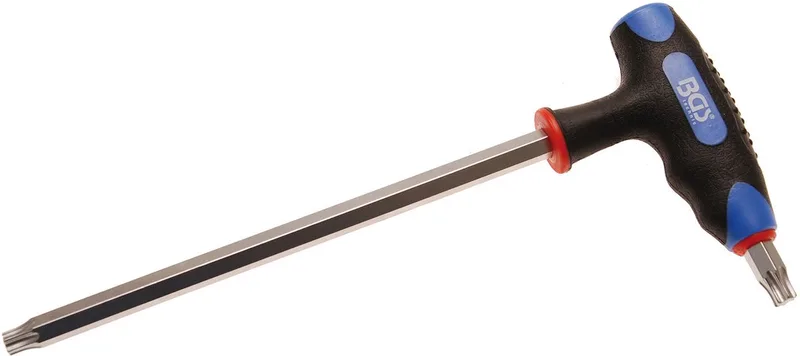 Schroevendraaier met T-greep en zijdelings kling T-profiel (voor Torx) T50 - 4010-18 de BGS technic – image du produit