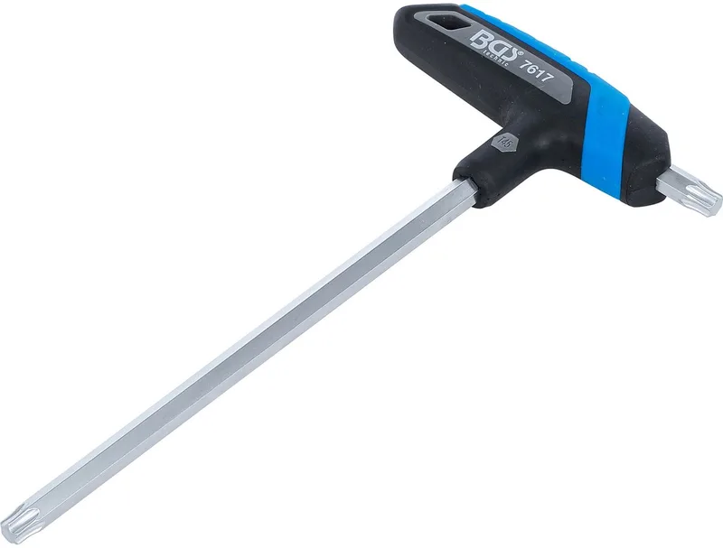 Schroevendraaier met T-greep en zijlemmet - Torx T45 by BGS technic, Silver – product image