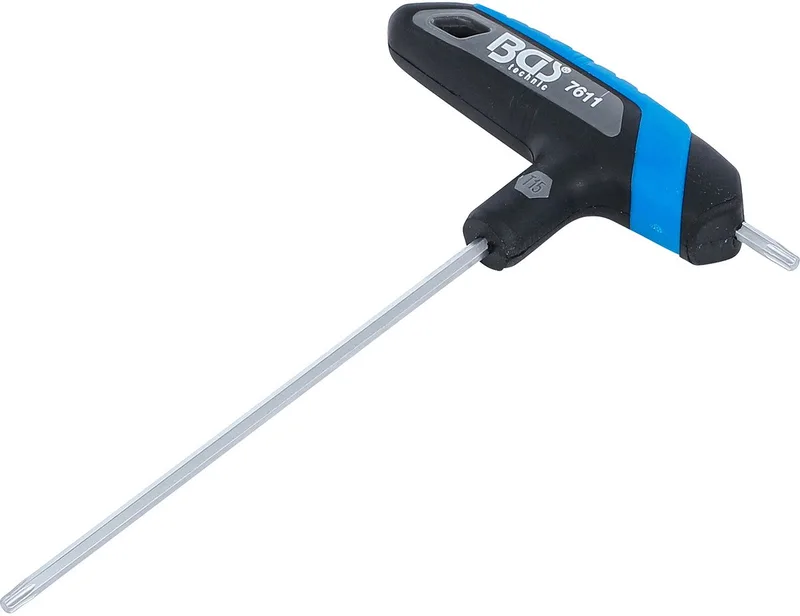 Schroevendraaier met T-greep - Torx - T15 de BGS technic, Bleu – image du produit