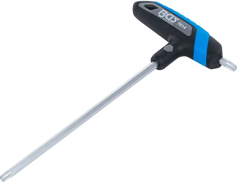 Schroevendraaier met T-greep - Torx - T27 de BGS technic, Bleu – image du produit
