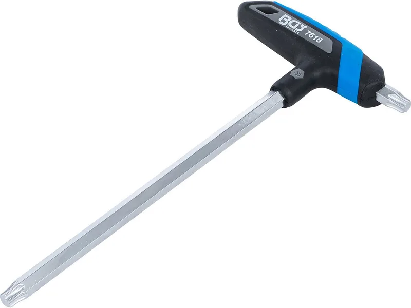 Schroevendraaier met T-greep - Torx - T50 de BGS technic, Bleu – image du produit