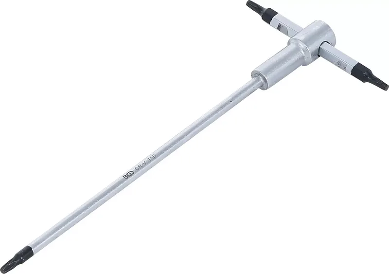 Schroevendraaier met T-schuifgreep - Torx - T10 de BGS technic, Argent – image du produit